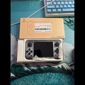 NEW RG35XX H, Anbernic Retro Handheld Gaming Console with 64GTF Card, Dual Joyst